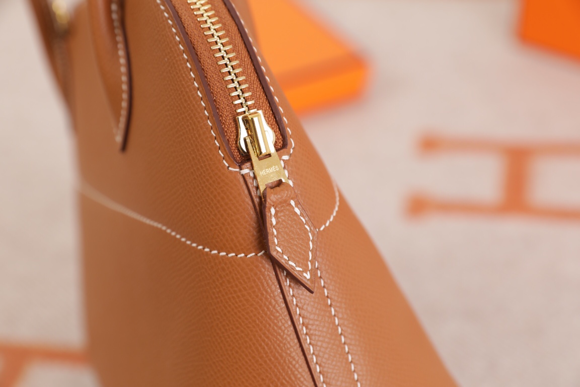 에르메스 볼리드27 골드브라운 금장 앱송